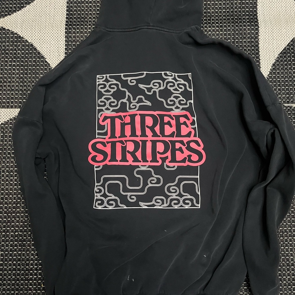 Adidas Charcoal Hoodie with Subtle Logo